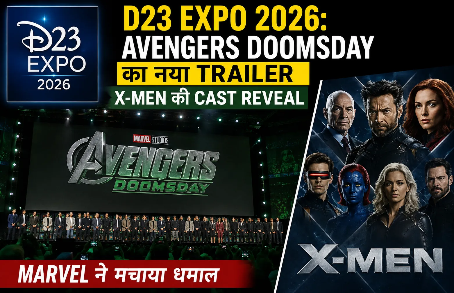 D23 Expo 2026: Avengers Doomsday का नया Trailer, X-Men की Cast Reveal Marvel ने मचाया धमाल
