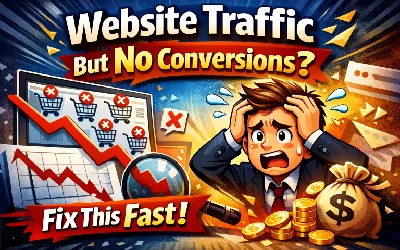 Website Traffic But No Conversions? Fix This Fast
