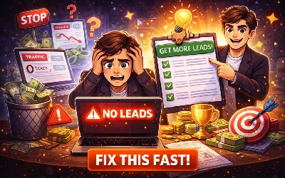 Not Getting Leads Online? Fix This Fast