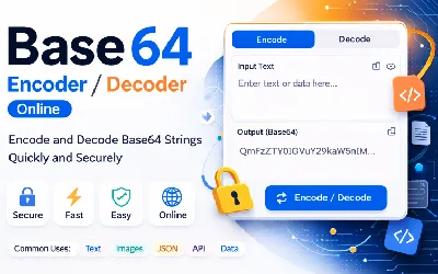Base64 Encoder / Decoder Online
