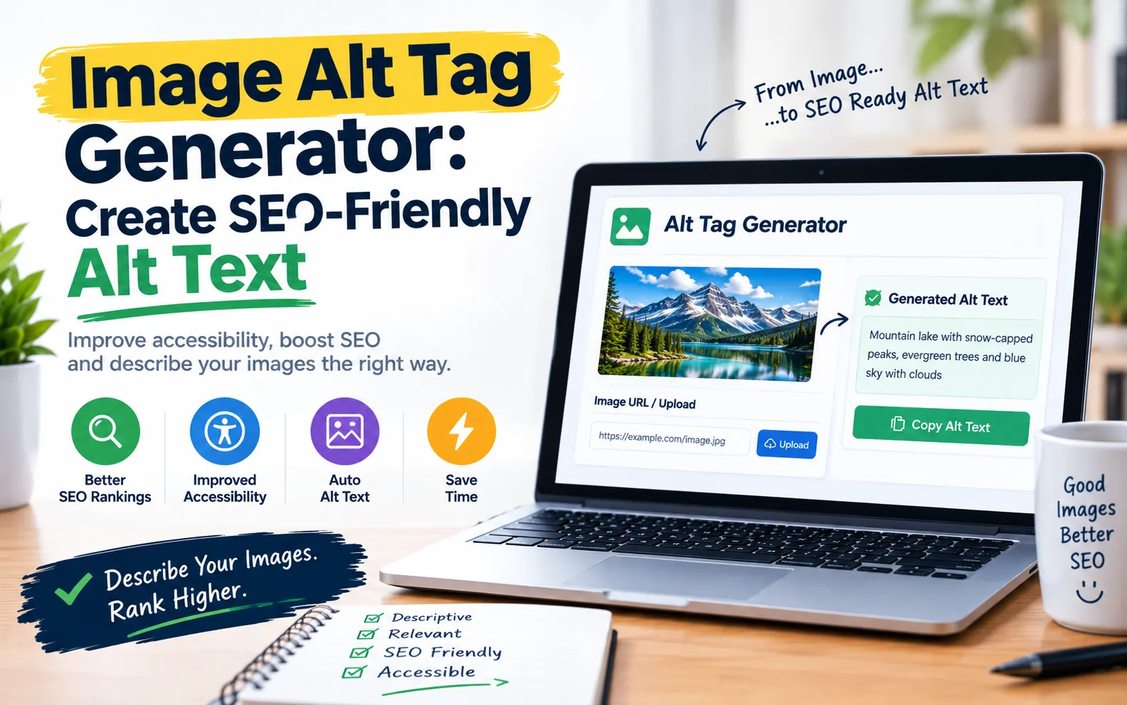Image Alt Tag Generator: Create SEO Friendly Alt Text