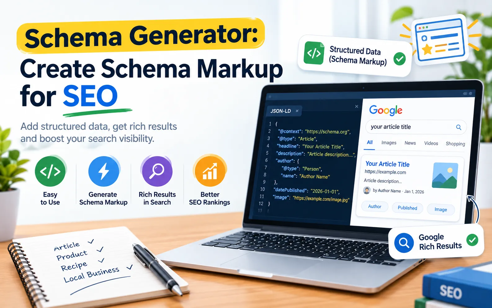 Schema Generator: Create Schema Markup for SEO